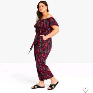 Ava and Viv floral Jumpsuit